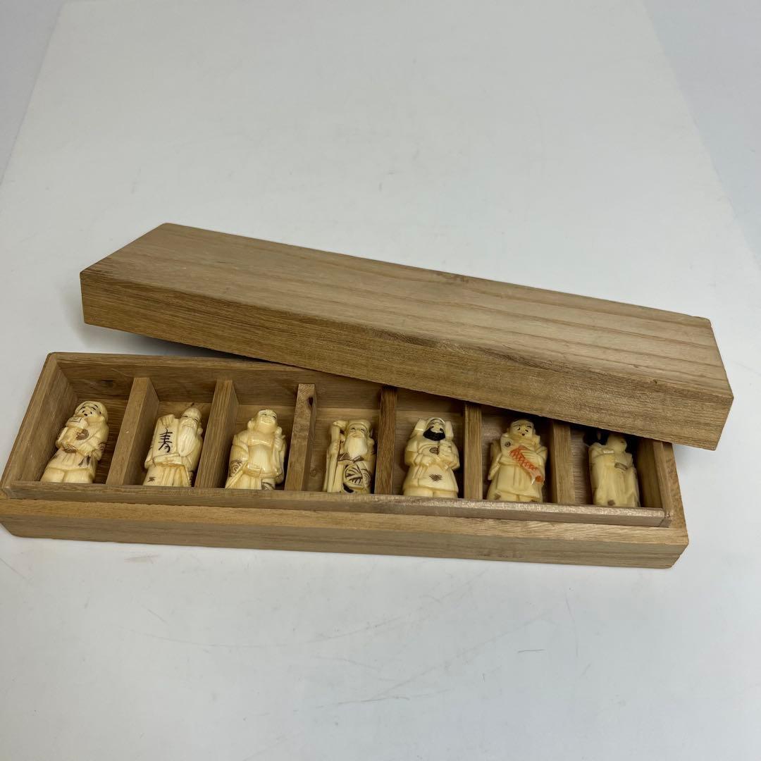 極上　七福神　共箱　75g 東K8-0111☆2F タサチ