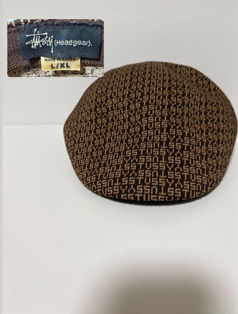 old stussy モノグラム ハンチング 90s