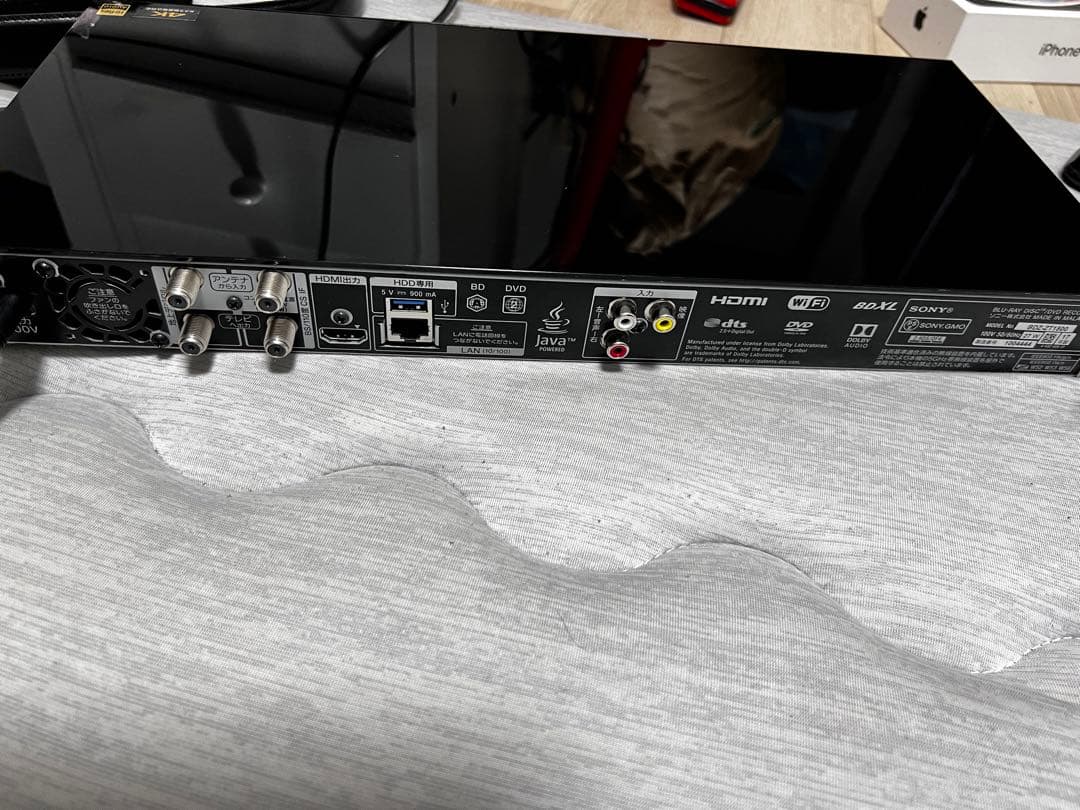 SONY ブルーレイレコーダー　BDZ-ZT1500 テレビ録画