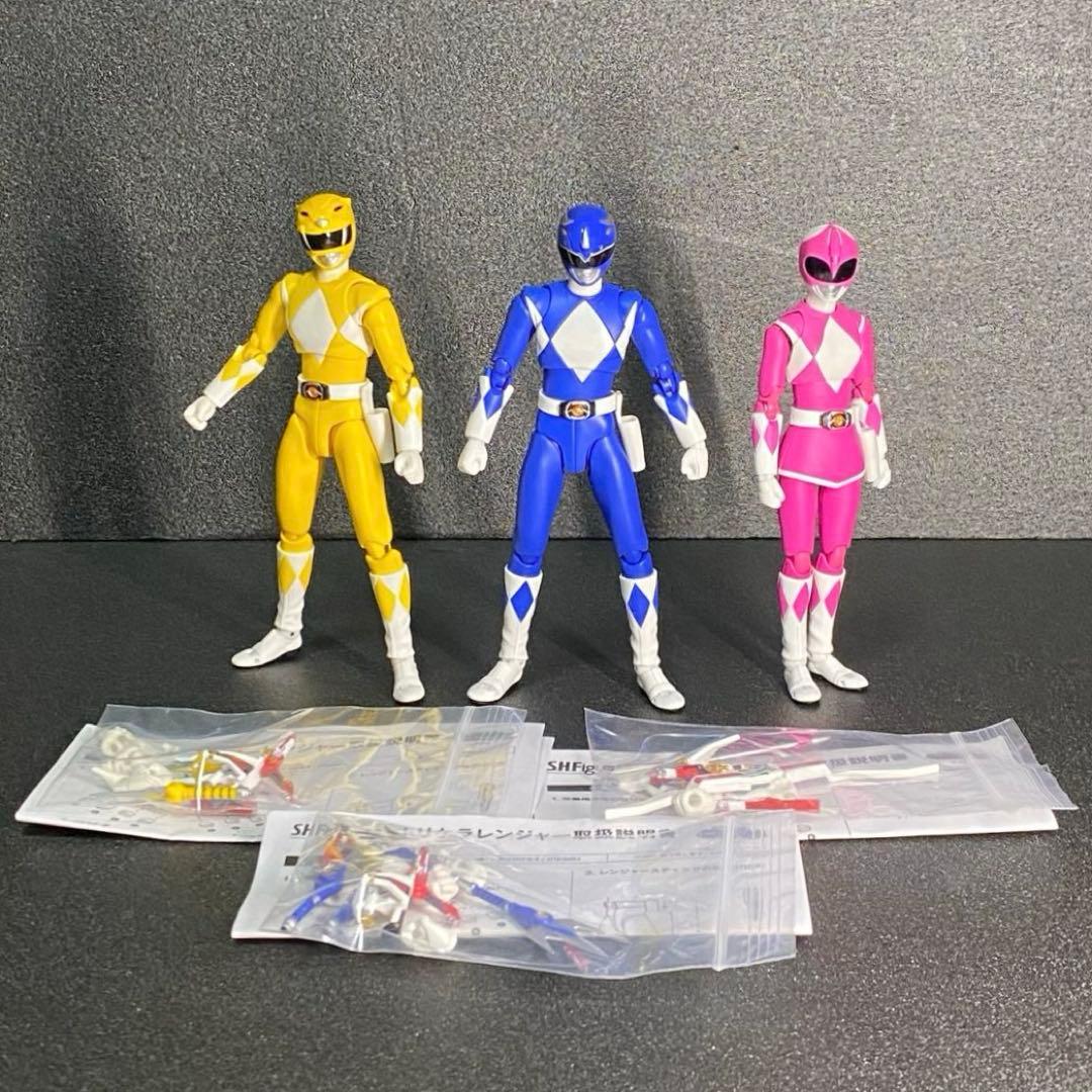 3種セット トリケラレンジャー タイガーレンジャー プテラレンジャー SHF