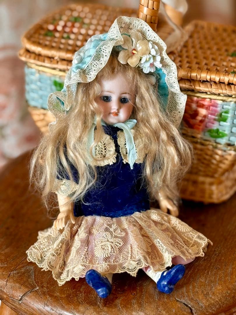 アンティーク　＊シモンハルビック＊　1号　21cm ドール　ミニョネット　ドール