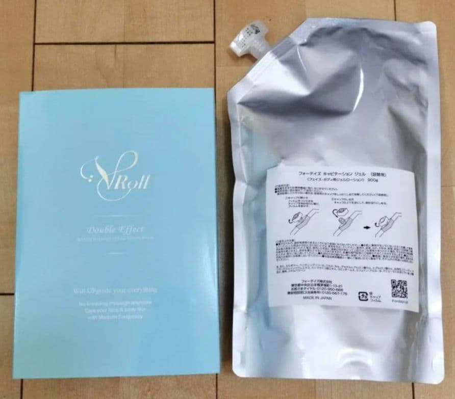 【新品】V-ROLL(ブイロール) 美顔器 美容機器 美容ローラー ジェル付き