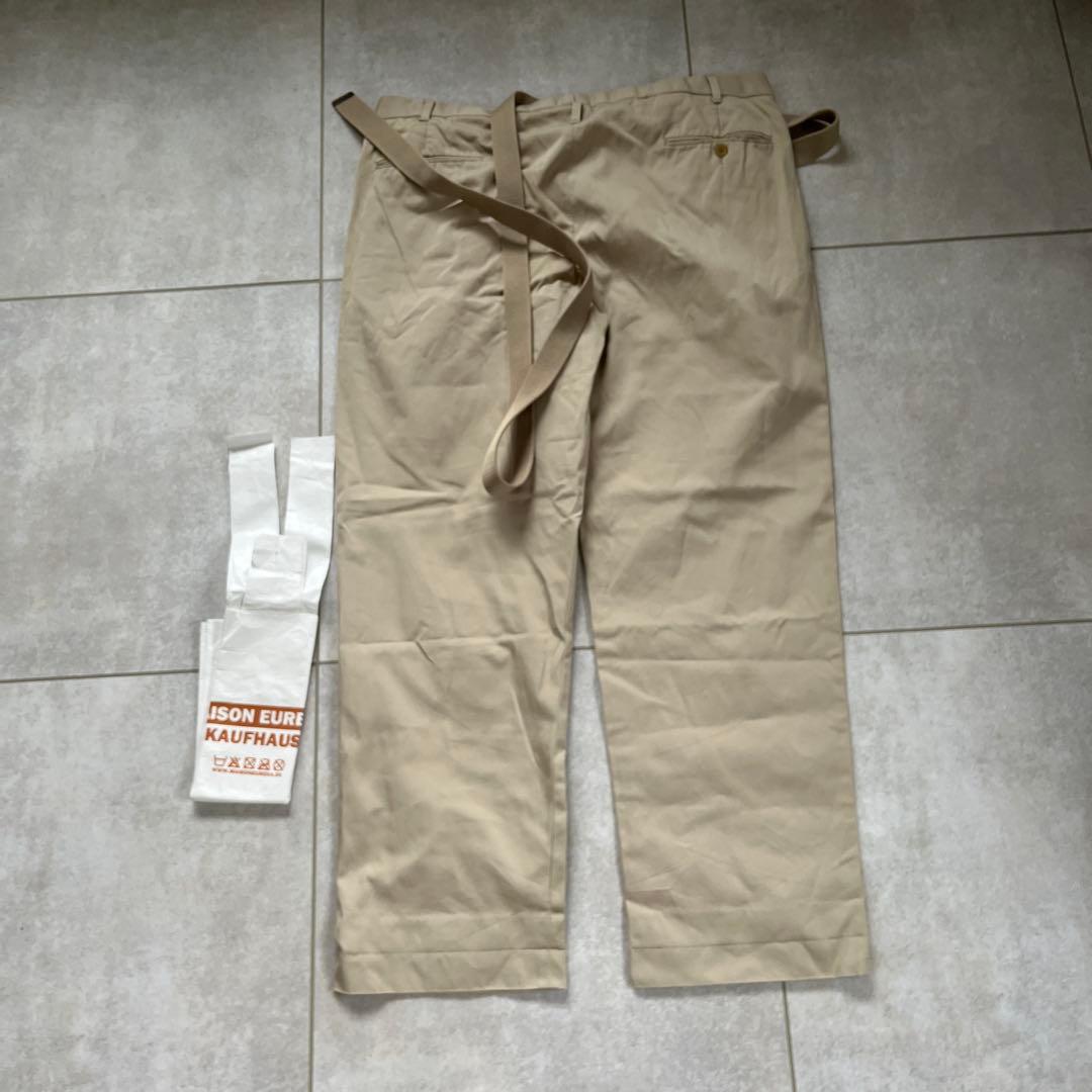 MAISON EUREKA ベージュ ワイドパンツ