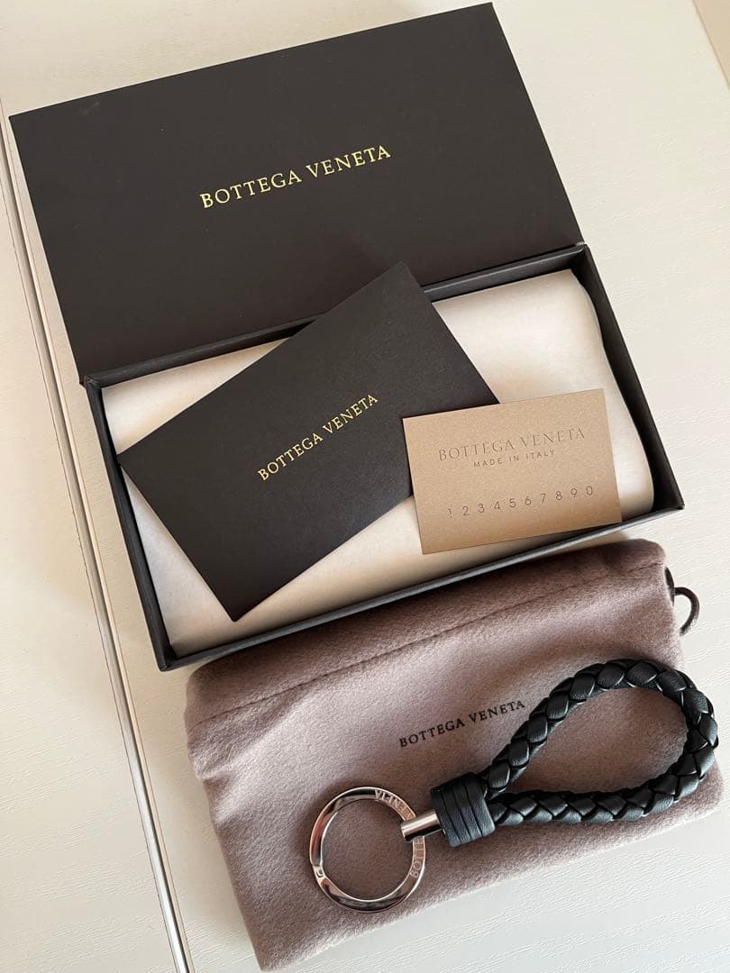 新品・未使用　Bottega Veneta レザーキーリング