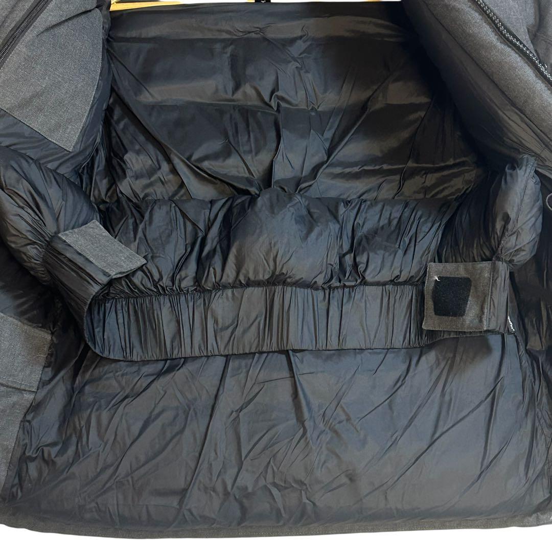 ポンちゃん 新品 ノビス コヨーテファー 肉厚ダウンコート　グレー XS