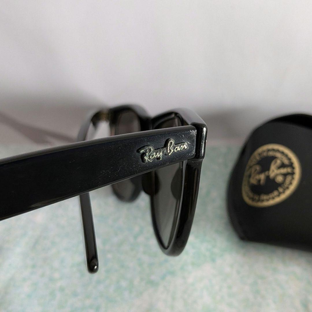 希少RayBanウェイファーラーII 54mm ブラック B&L刻印 ビンテージ