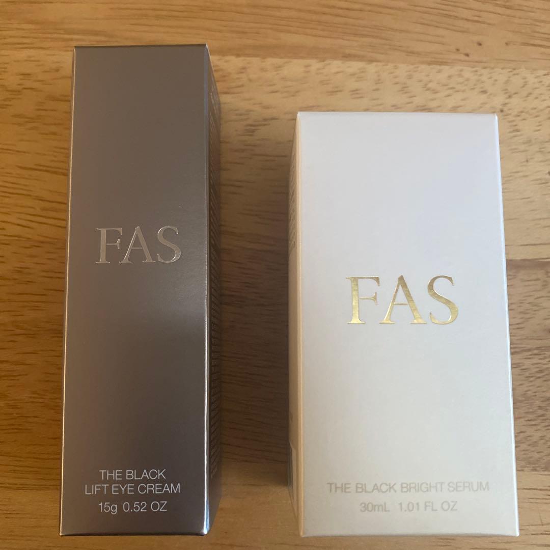 FAS ザ ブラック リフトアイクリーム & ブライトセラム