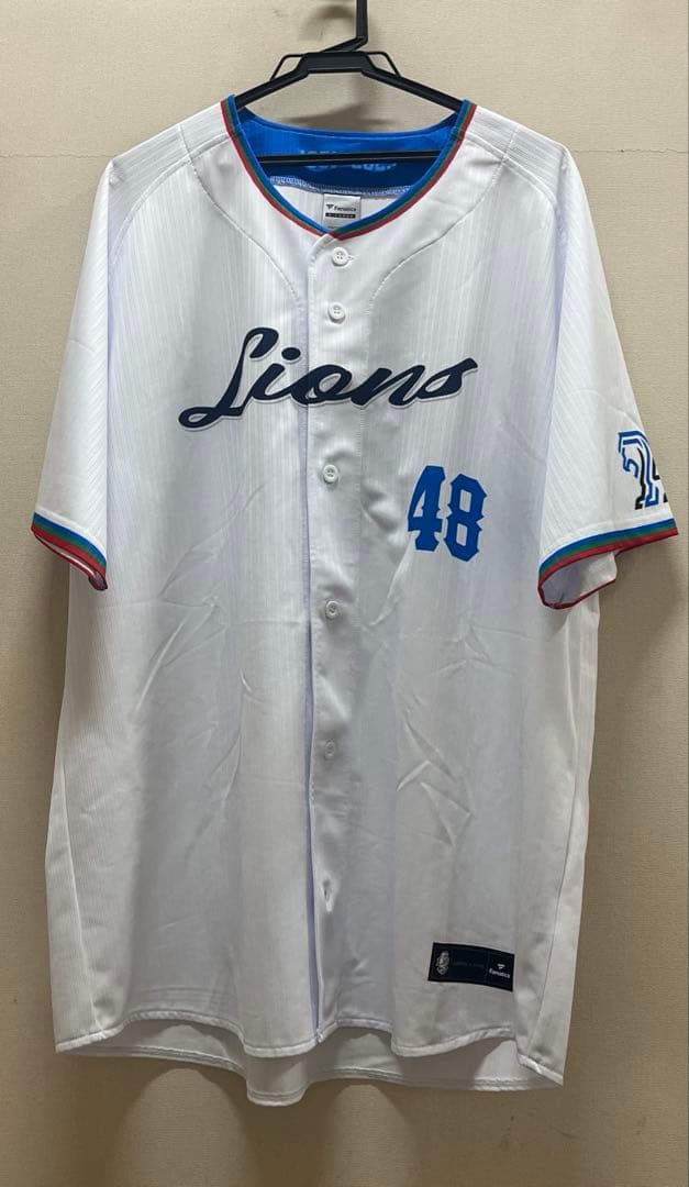 埼玉西武ライオンズ 今井達也 48 75周年記念レプリカユニフォーム XL