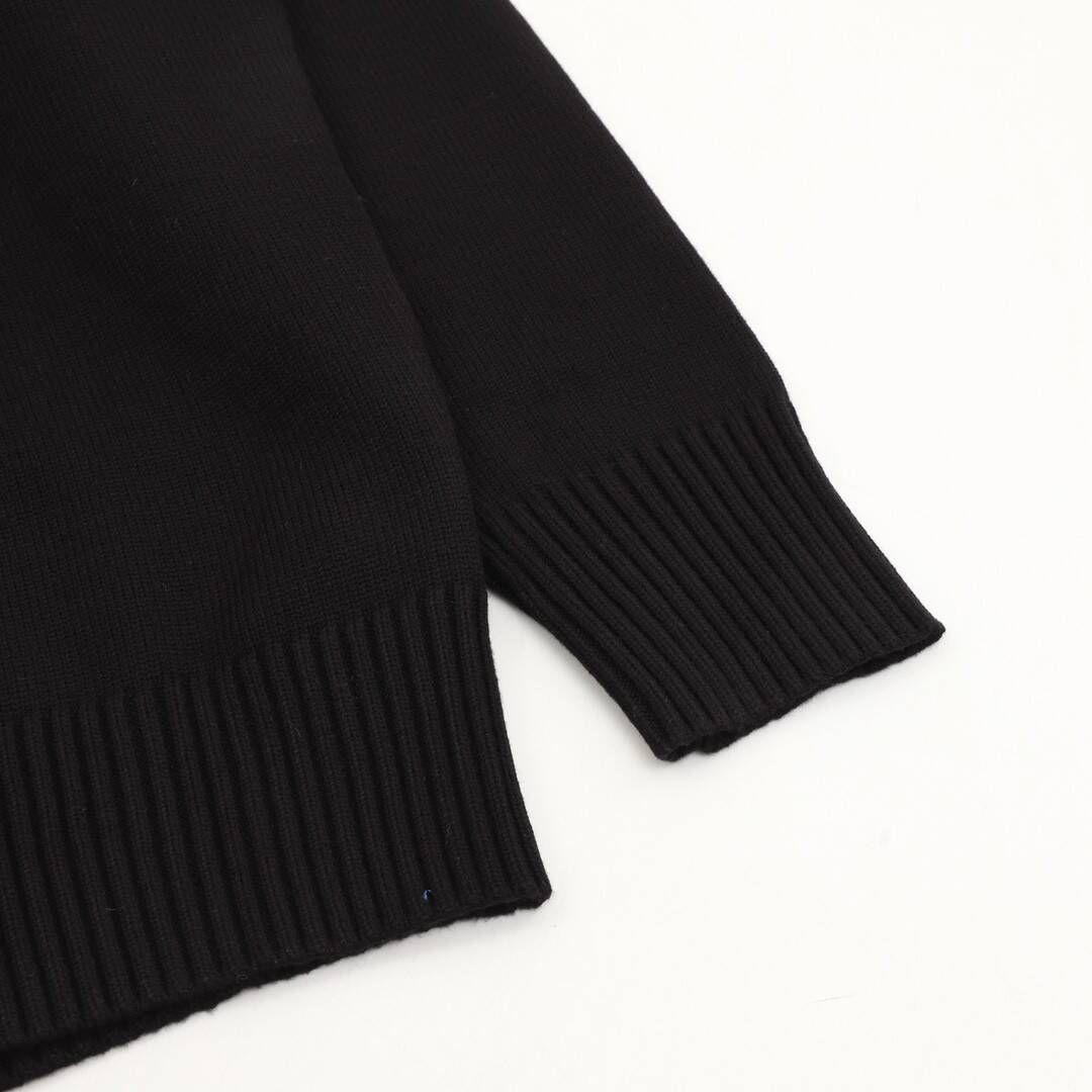 AMi 黒 ハート刺繍 セーターi