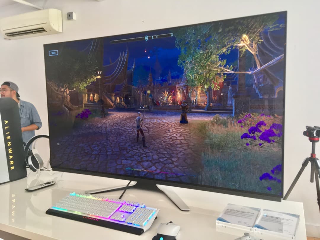 ALIENWARE AW5520QF 55インチ 有機EL 4K モニター 光沢