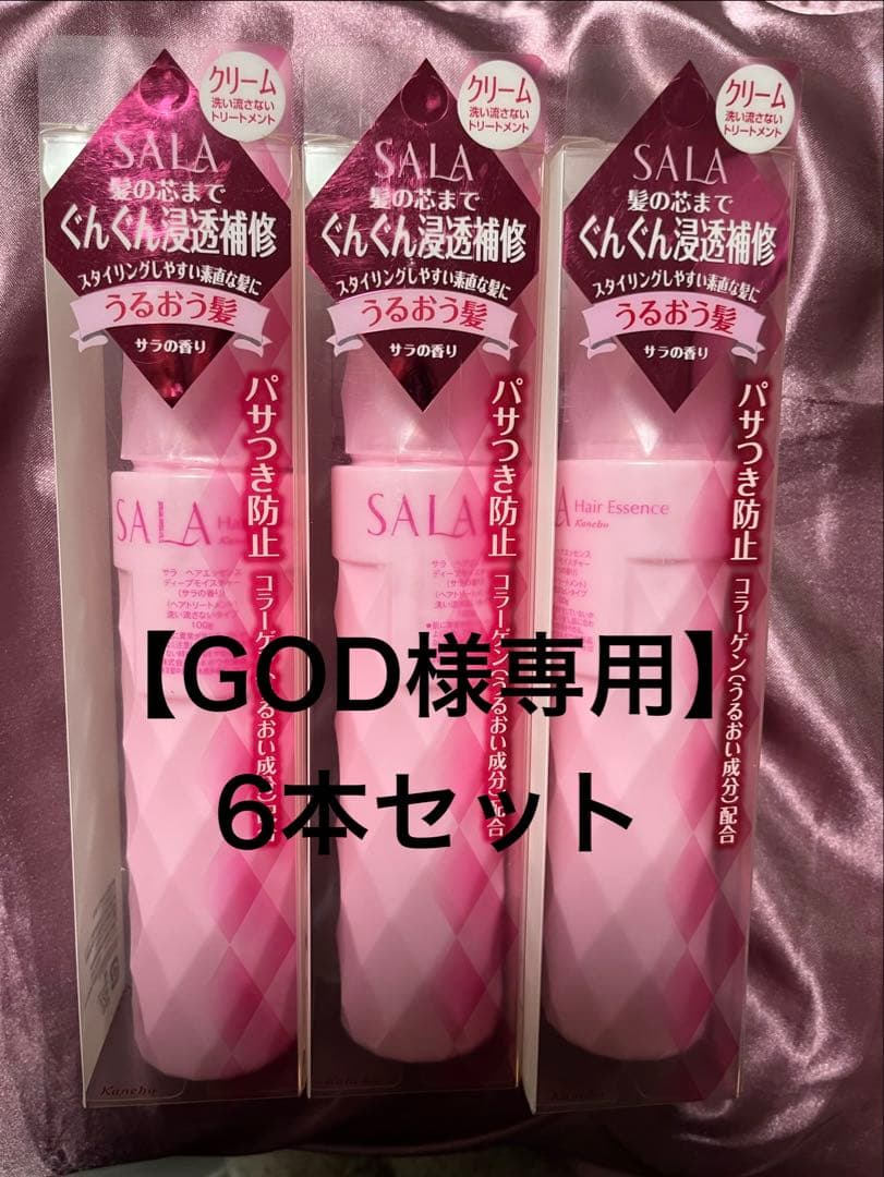 【GOD】SALA ヘアエッセンス ディープモイスチャー×6本