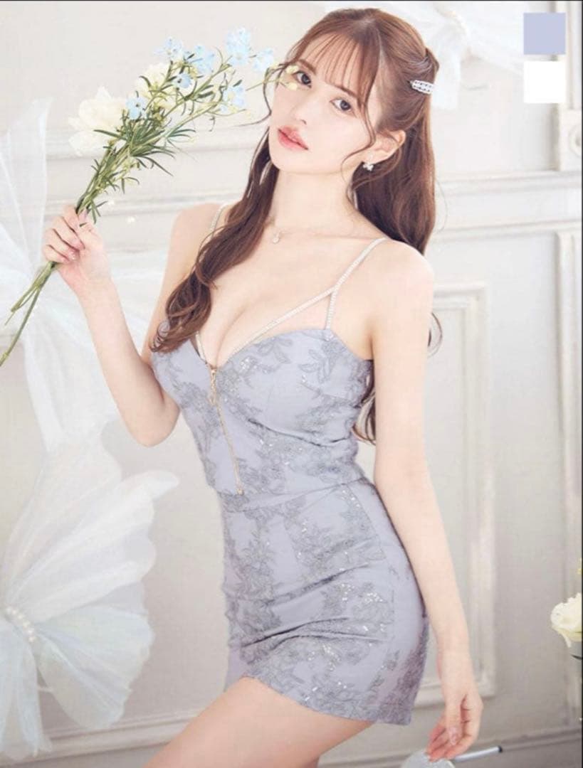 ブルー Sサイズ ナイトドレス