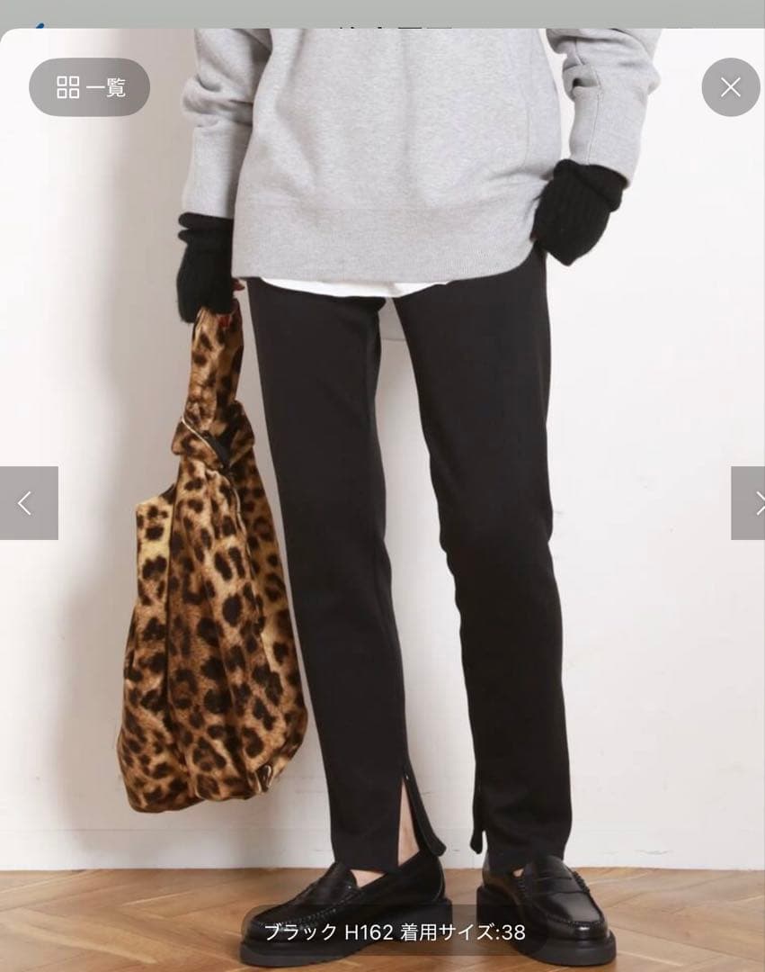 レッグウェア AP STUDIO Warm Zipp Leggins Pants 40