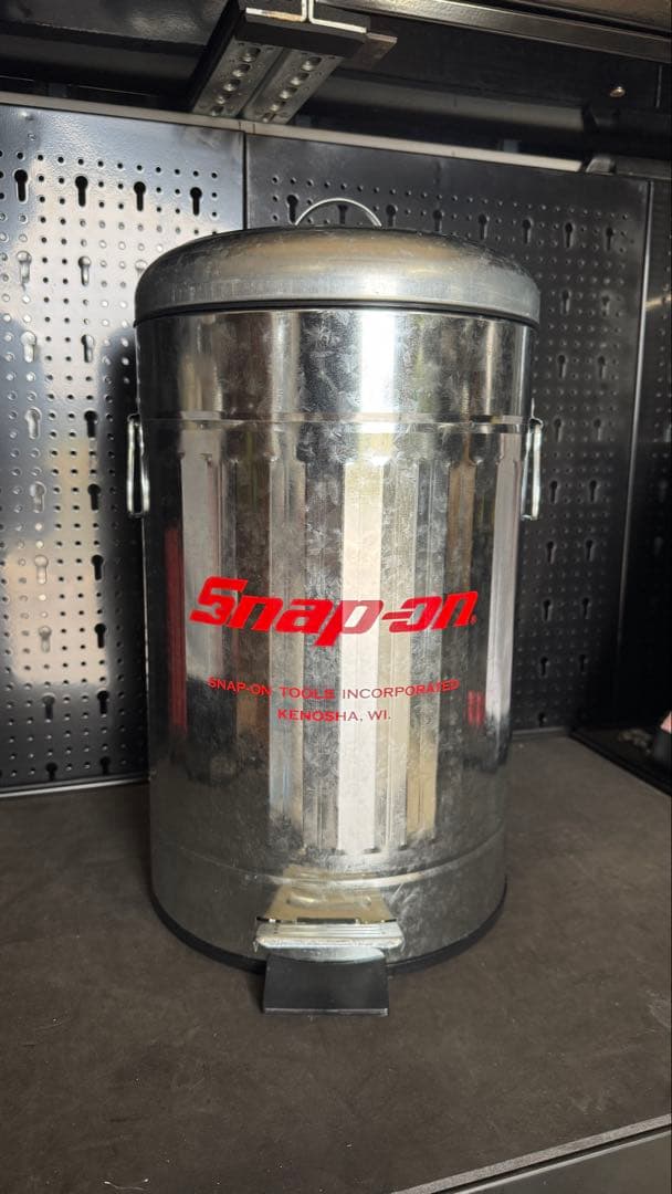 ラスト1個 限定　スナップオン　スチール製ゴミ箱　ダストボックス　12L 希少