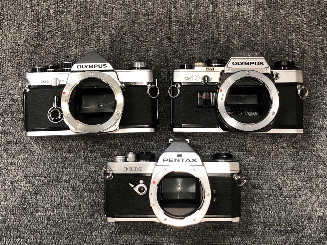 Olympus OM-2 & Pentax フィルム一眼レフカメラセット