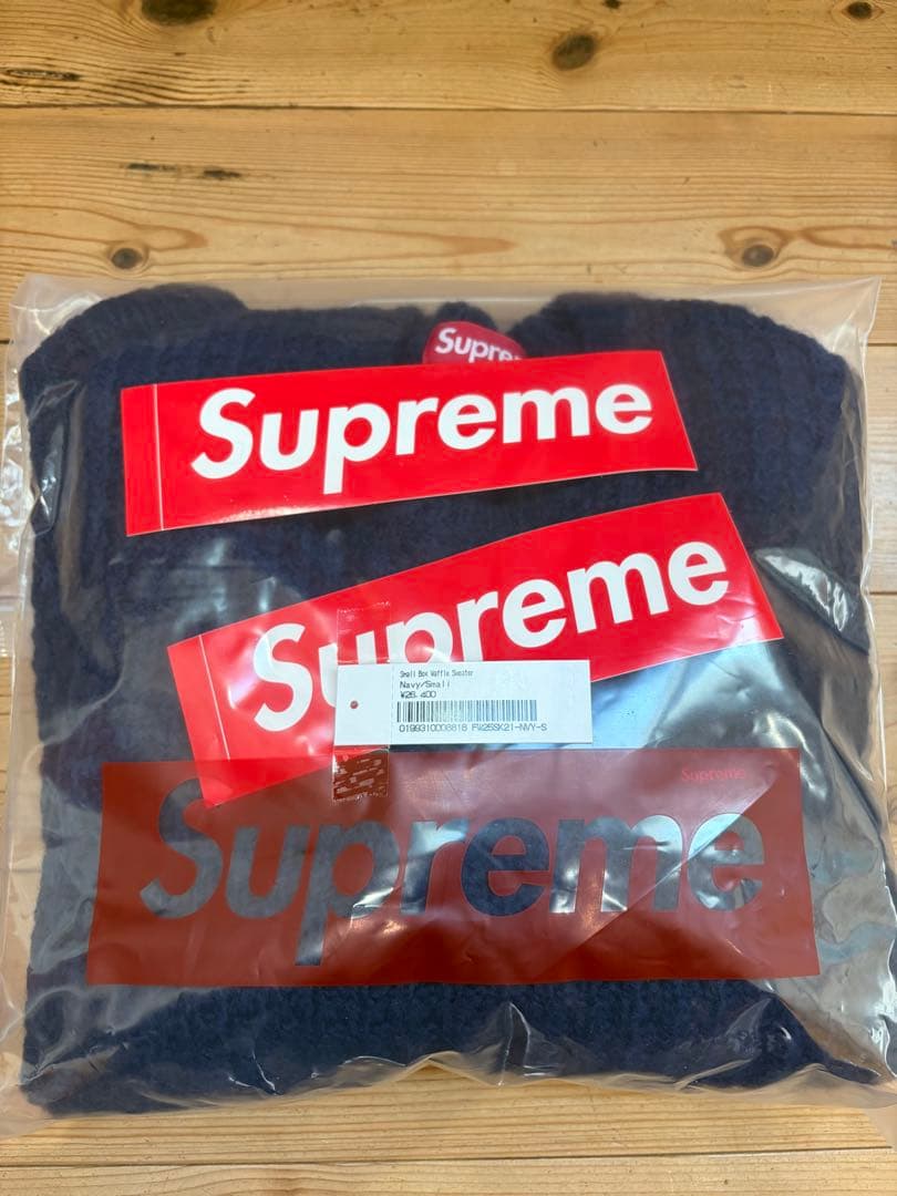 トップス 25FW Supreme Small Box Waffle Sweater