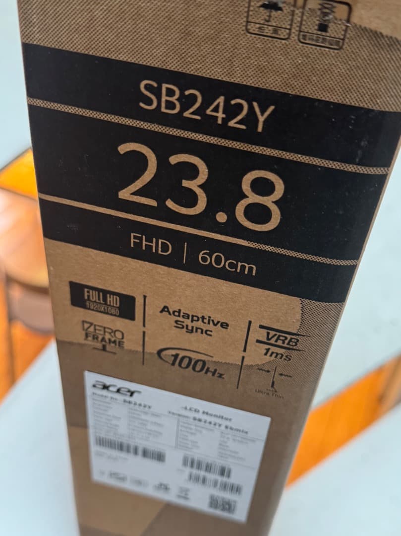 acer モニター SB242Y Ebmix 23.8