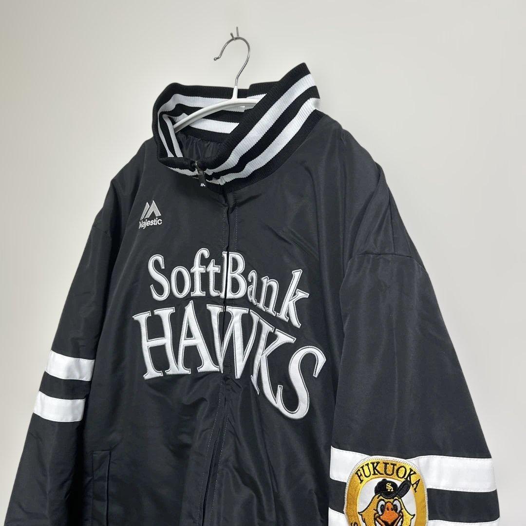 a*o様 美品　Majestic SoftBank Hawks グランドコート