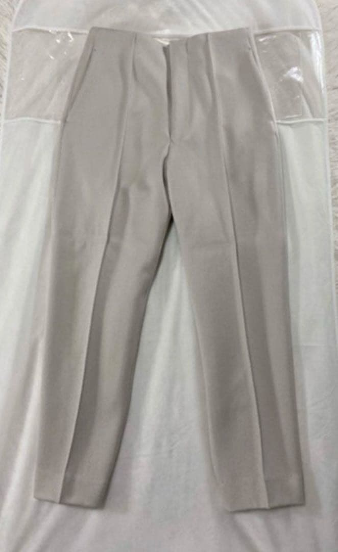 【お値下げ　美品】Drawer ウールツイルフロントステッチパンツ 34