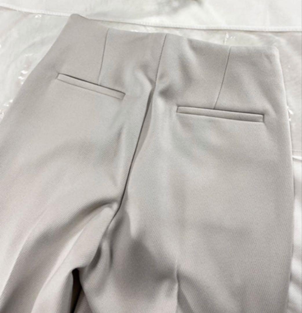 【お値下げ　美品】Drawer ウールツイルフロントステッチパンツ 34