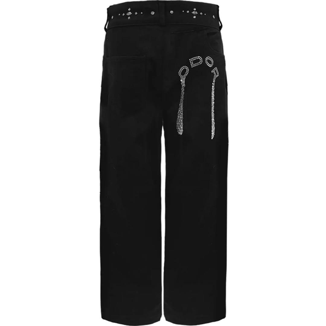 パンツ ODOR Cris studded pants
