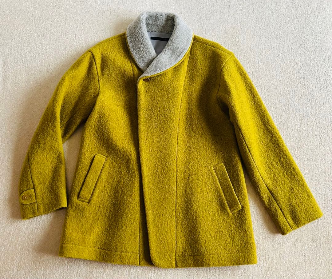 パラスパレス トオカ ウールコート ボア襟付き サイズ0