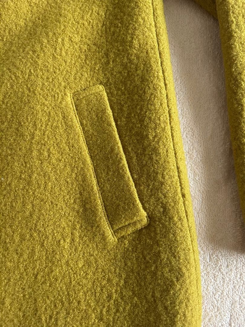 パラスパレス トオカ ウールコート ボア襟付き サイズ0