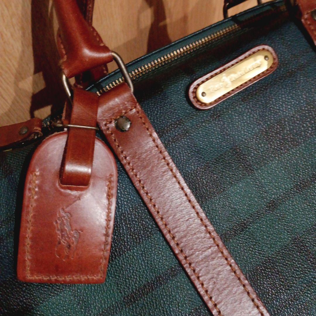 がむぼーる終値【美品】ヴィンテージクラッシックラルフローレンボストンバッグ