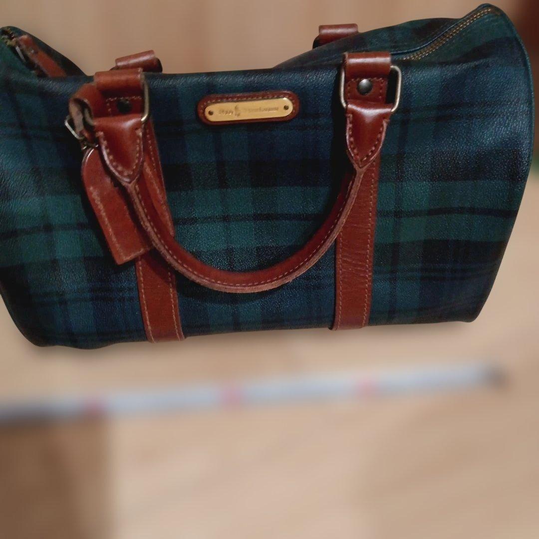 がむぼーる終値【美品】ヴィンテージクラッシックラルフローレンボストンバッグ