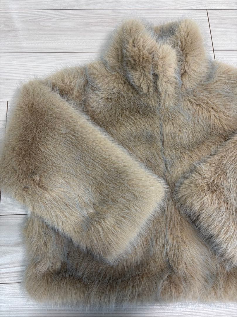 MURUA MIX フェイクファーブルゾン