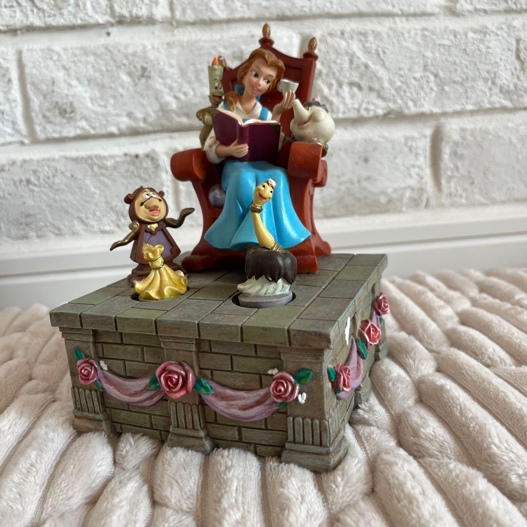 美女と野獣 オルゴール　置物