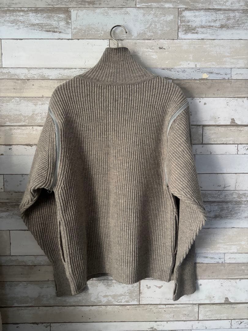 jieda 2ウェイ　ドライバーズニット グレー 2023FW