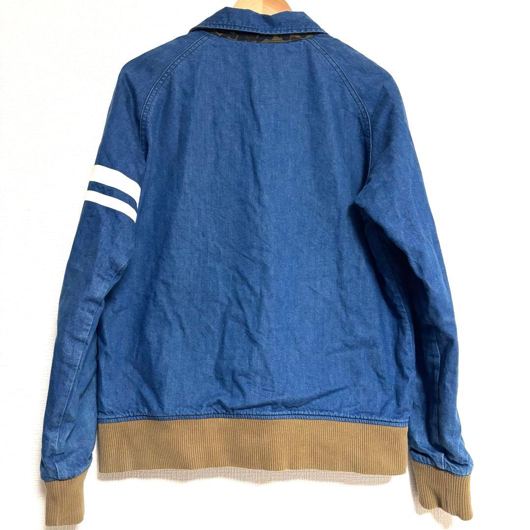 桃太郎ジーンズ リバーシブル デニムジャケット ブルゾン カモフラ 42size