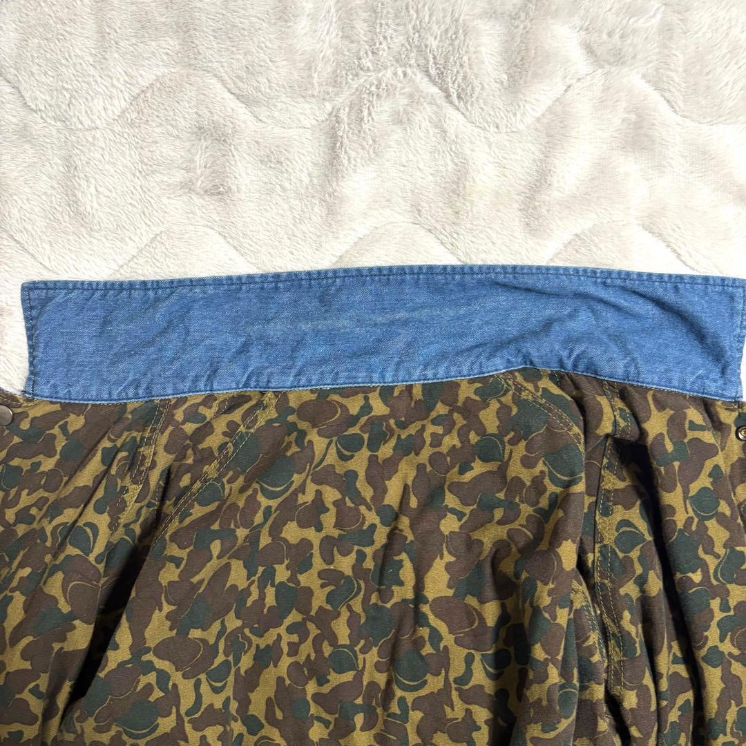 桃太郎ジーンズ リバーシブル デニムジャケット ブルゾン カモフラ 42size