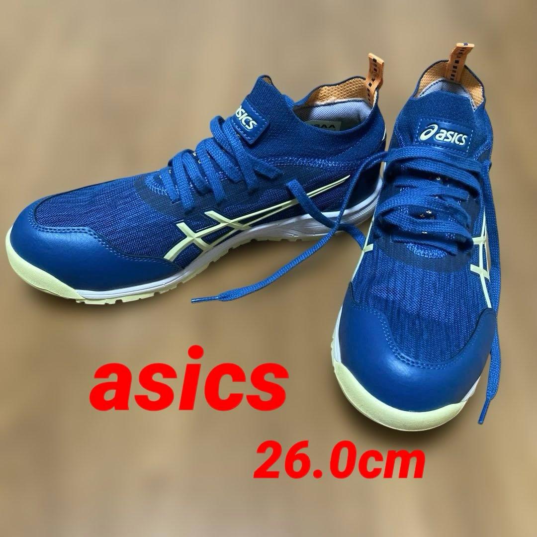 【ほぼ未使用】ASICS ウィンジョブ CP213 TS 26cm 安全靴