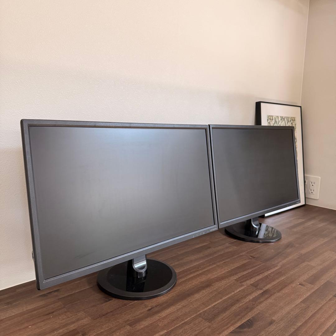 IODATA / EX-LD2381DB / 23.8型ゲーミングモニター２台