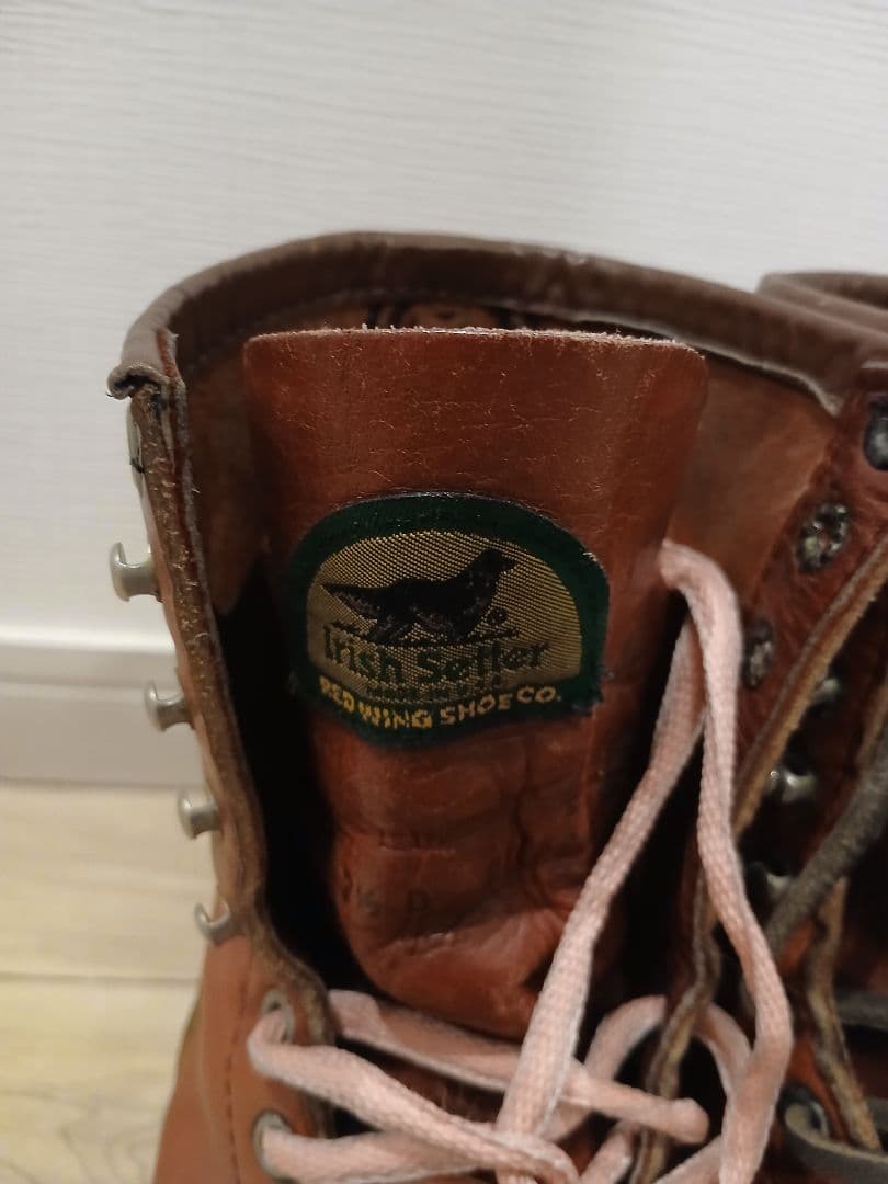 RED WING US7.5 25.5cm ロガーブーツ　ビブラム　半円犬タグ