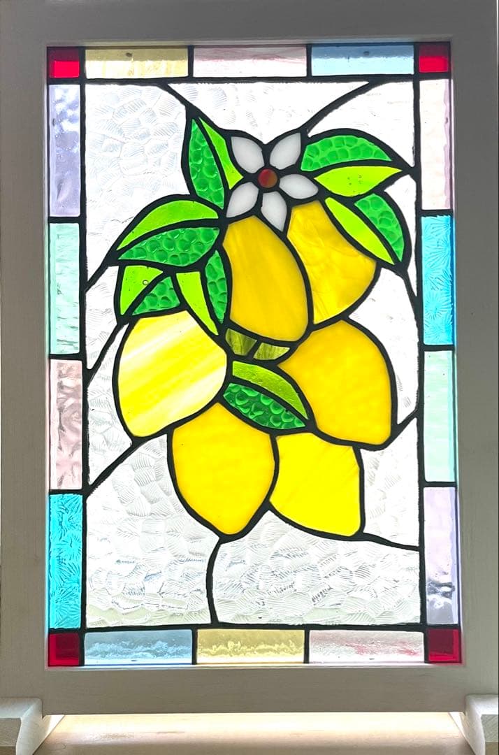 ステンドグラスパネル【レモン】