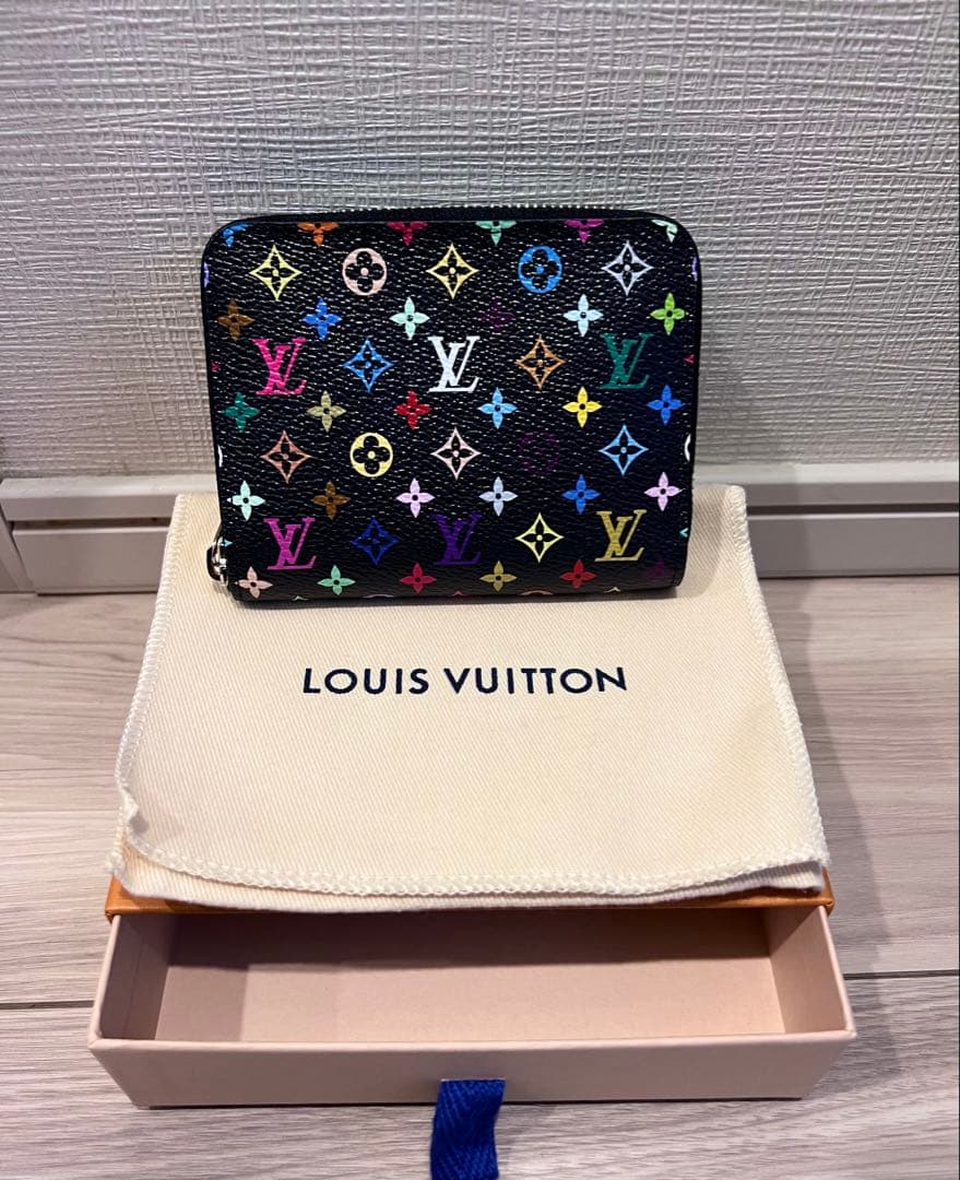 ルイヴィトン モノグラム マルチカラー ジッピーパース 村上隆　美品✨