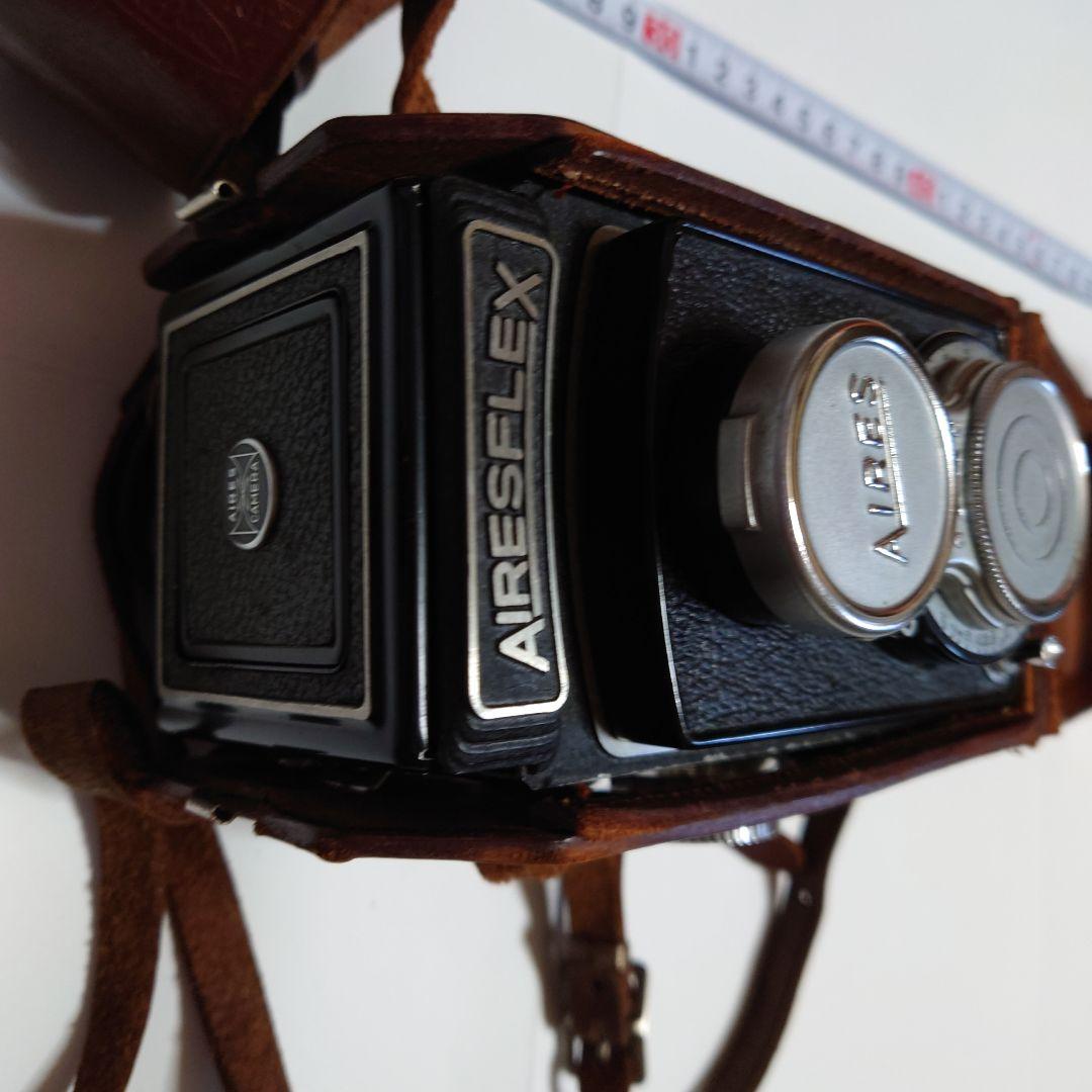 AIRES FLEX フィルム　アイレスフレックス　二眼レフ　本革ケース　カメラ