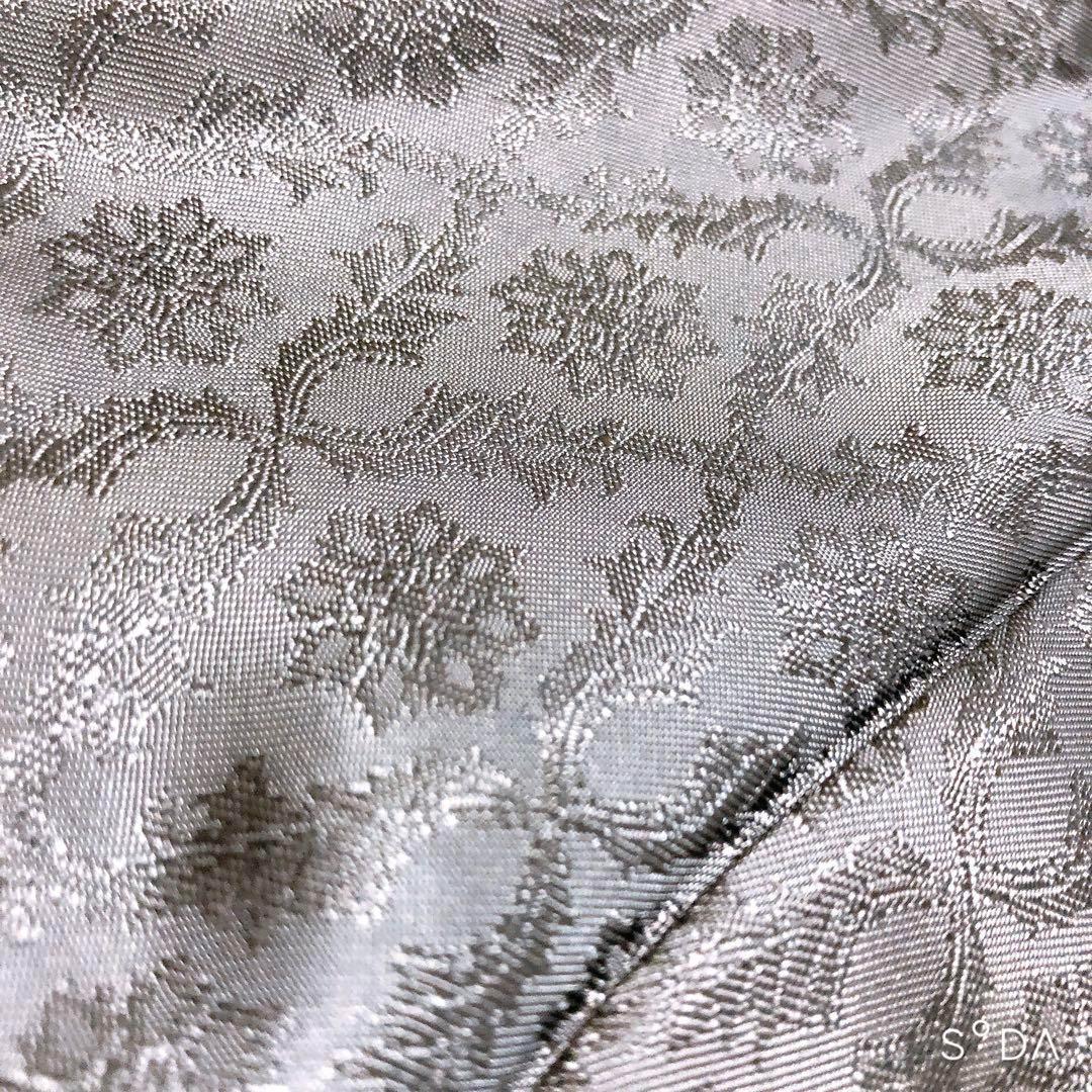 シルク混　EPOCA エポカ　ベロア　テーラードジャケット　M　お花ボタン