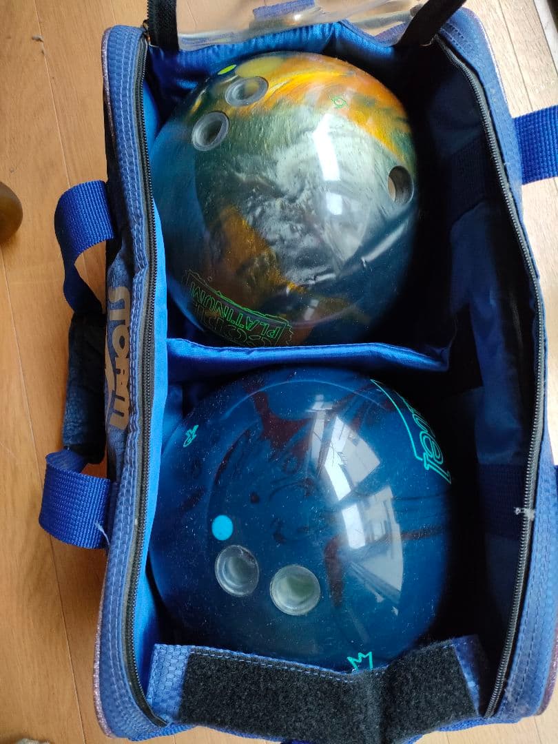 ボウリングバッグ2個 ボウリング ボール 15 コードプラチナ インテルソリッド