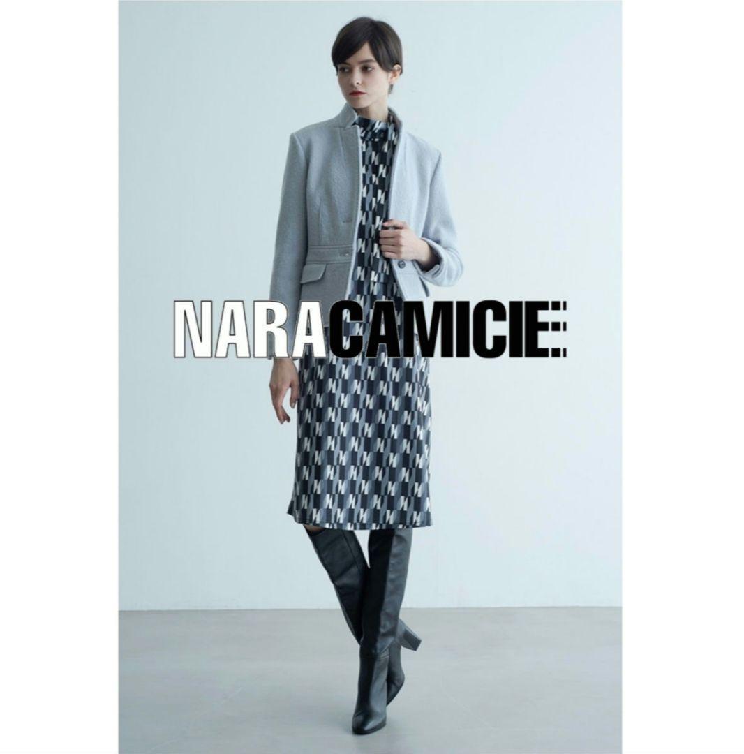 【極美品25300円】ナラカミーチェ♦️N柄リボンタイワンピース