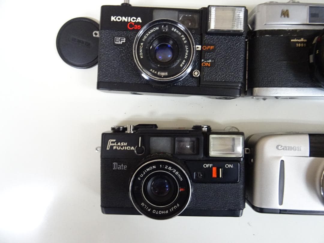 シ*読様 岡042 カメラ 7点 まとめ売り キャノン ミノルタ オリンパス コ