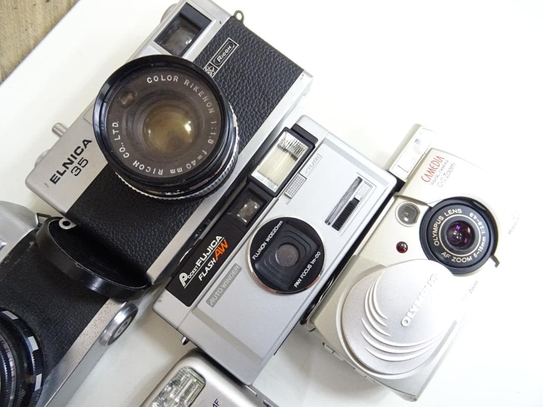 シ*読様 岡042 カメラ 7点 まとめ売り キャノン ミノルタ オリンパス コ