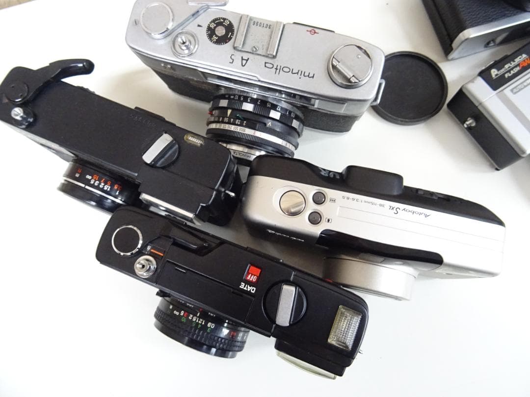 シ*読様 岡042 カメラ 7点 まとめ売り キャノン ミノルタ オリンパス コ