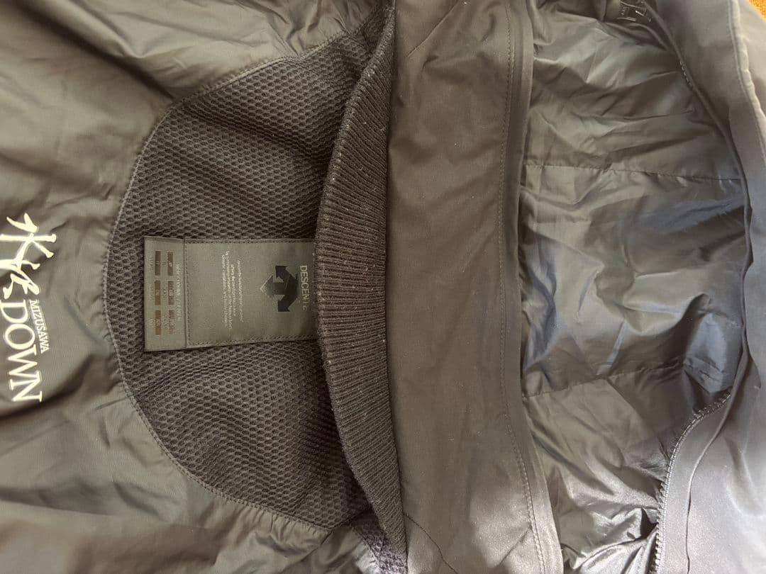 K*様 デサント Mizusawaダウンジャケット ブラック