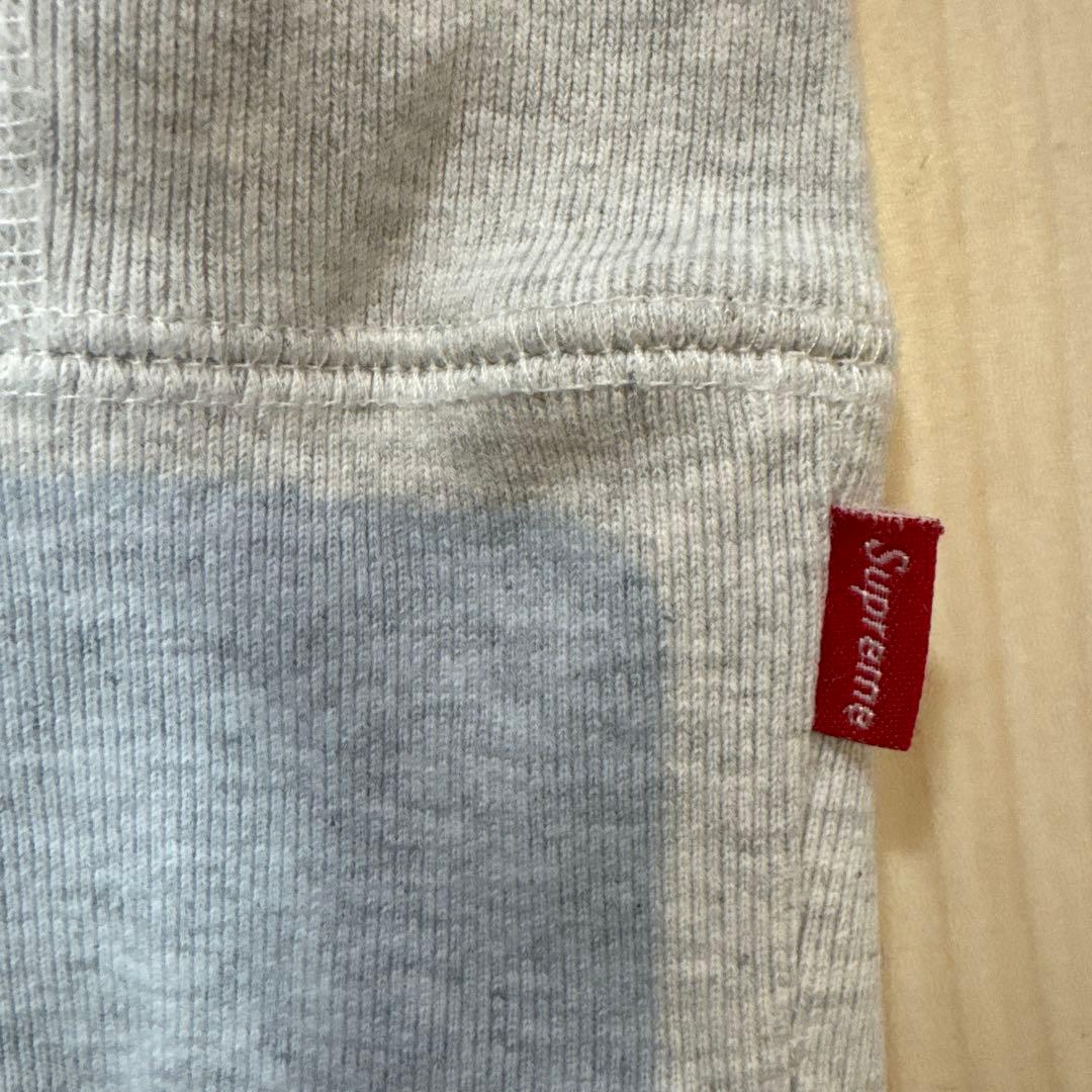 Supreme ロゴスウェットトレーナー グレー Sサイズ