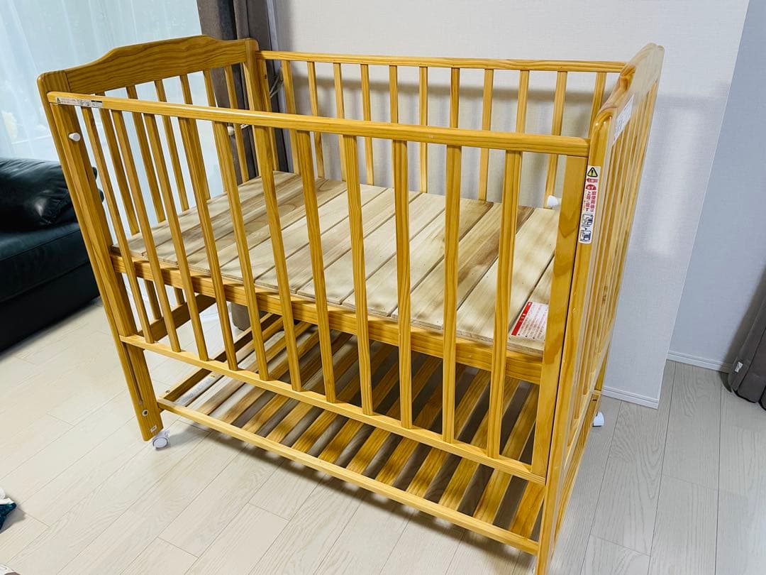 【KATOJIカトージ】ハイシートベビーベッドII レギュラーサイズ