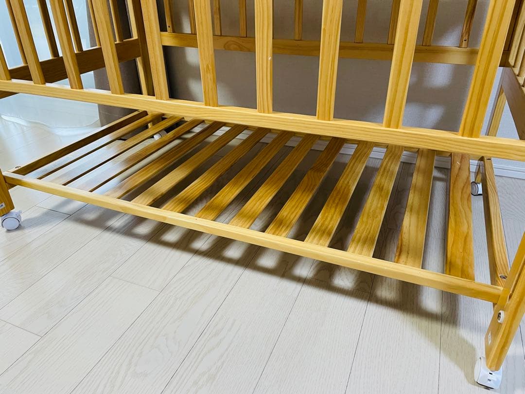 【KATOJIカトージ】ハイシートベビーベッドII レギュラーサイズ